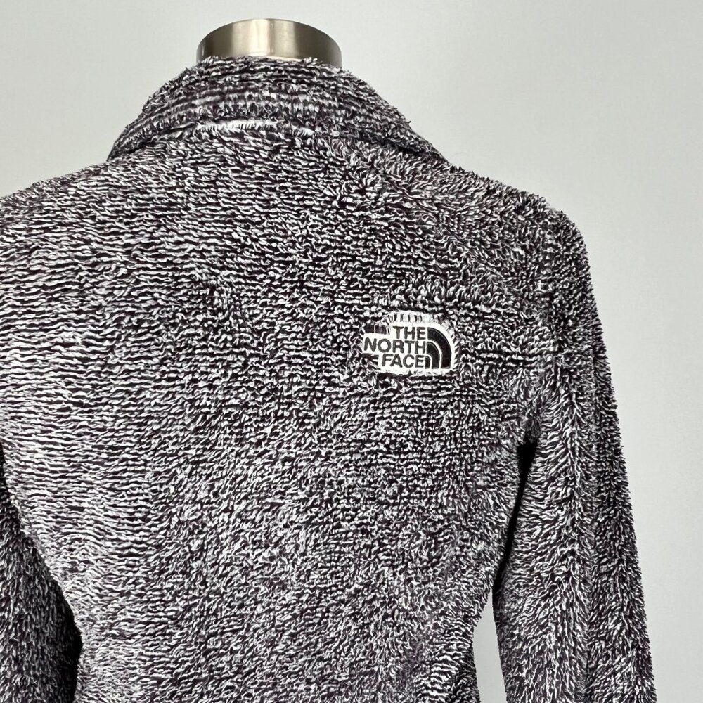 The North Face Womens Osito 2 Fleece Zip Jacket Black Mid Grey Stripe size Small - Picture 11 of 16